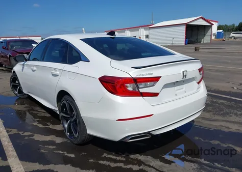 2022 Honda Accord Sport из США, поврежденный, VIN 1HGCV1F32NA099395